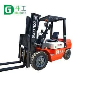4 Wheel Diesel Fork Lift Truck 3-3.5 ton