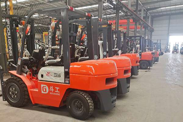 site down forklift